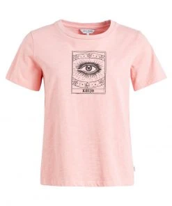 Khujo HELA - T-shirt Con Stampa - Rosa, Donna -Offerte khujo Negozio 22885f30a6cc4d68bc7dfcee2026f723