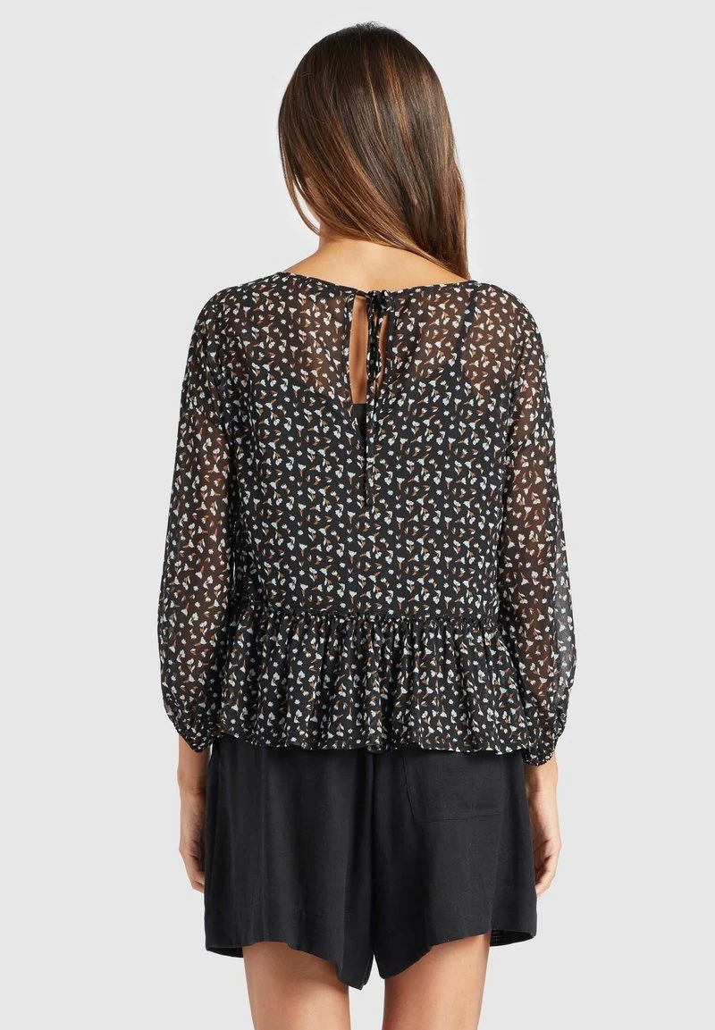 Khujo KLEMENTINA - Camicetta - Black/blue, Donna 5 Khujo KLEMENTINA - Camicetta - Black/blue, Donna - immagine 3