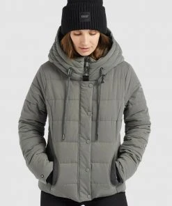 Khujo SYBILLE PEACHED - Giacca Invernale - Mint, Donna