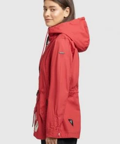 Khujo SESIA - Parka - Rot, Donna -Offerte khujo Negozio 23621d2e0d0f4ea49370dfce91cf5986