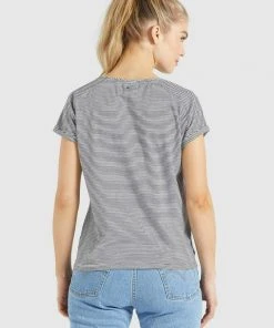 Khujo BABSI - T-shirt Con Stampa - Schwarz Weiß Gestreift, Donna 13 Khujo BABSI - T-shirt Con Stampa - Schwarz Weiß Gestreift, Donna -Offerte khujo Negozio 2371e0591dbd491ea9e0c2599d038ce7