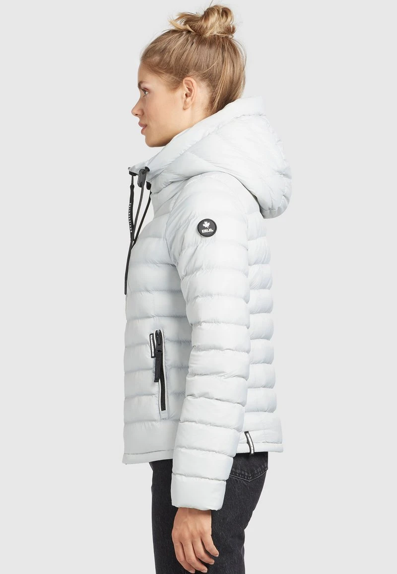 Khujo LOVINA2 SHINE - Giacca Leggera - Hellgrau, Donna 9 Khujo LOVINA2 SHINE - Giacca Leggera - Hellgrau, Donna - immagine 7