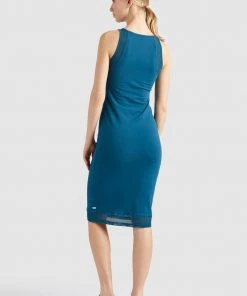 Khujo GENEVIEVE - Tubino - Blau, Donna -Offerte khujo Negozio 25b87c83e0bf4ad092712ba3d8ca2bd8