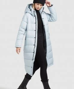 Khujo CORINNA MATT - Cappotto Invernale - Hellblau, Donna -Offerte khujo Negozio 25dddb9a469a4c3792e4e62d546cfe68
