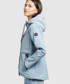 Khujo ZAHIRA3 - Giacca Leggera - Hellblau, Donna -Offerte khujo Negozio 265322ac23534a158e2d3b271c10fdf1