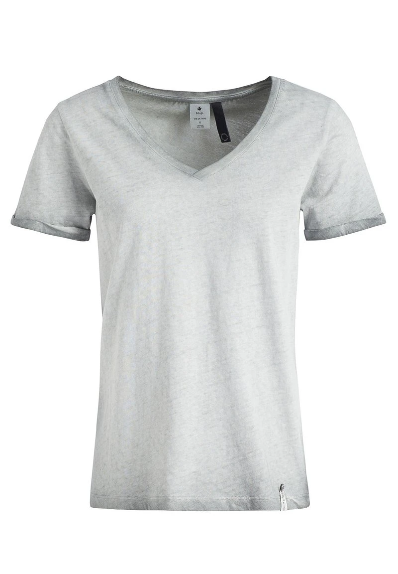 Khujo BARU - T-shirt Basic - Grau, Donna 11 Khujo BARU - T-shirt Basic - Grau, Donna - immagine 9