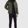 Khujo TUDOR - Giacca Invernale - Dunkeloliv Polyester, Uomo -Offerte khujo Negozio 26da6d4b0b2b48e295ba774cb5892cce