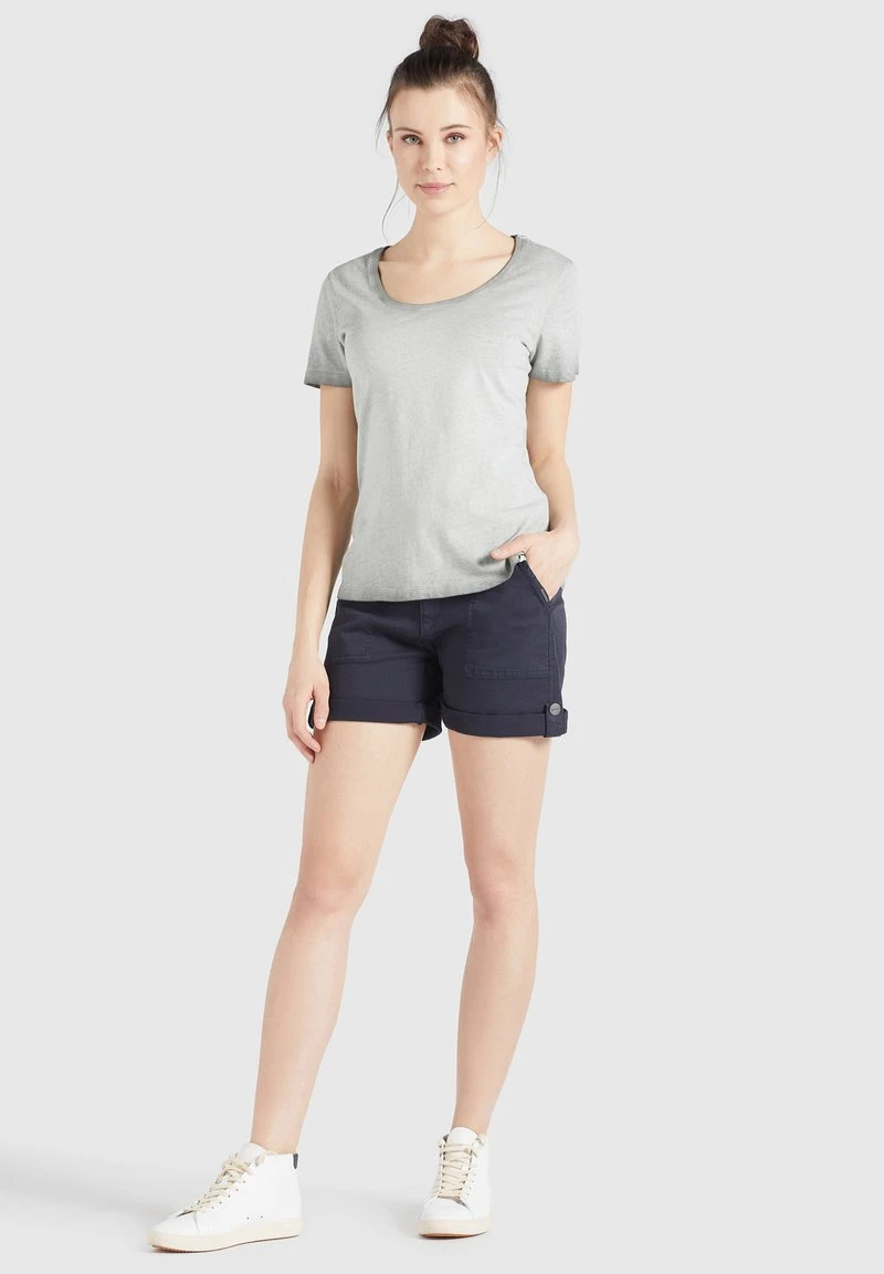 Khujo PERGOLA - T-shirt Basic - Grau, Donna 4 Khujo PERGOLA - T-shirt Basic - Grau, Donna - immagine 2