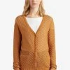 Khujo ASYA - Cardigan - Ochra Gold, Donna -Offerte khujo Negozio 27e4ec8005f74343bc2a57e7bb88c7b5