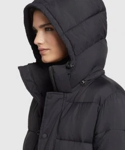 Khujo CORINNA MATT - Cappotto Invernale - Schwarz, Donna -Offerte khujo Negozio 2a35d03eea1047f7a47fbceee3dc7b88