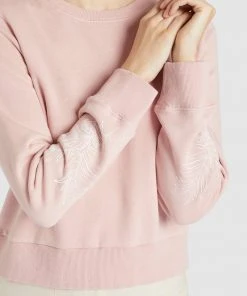 Khujo ANAKONI LEAVES EMBRO - Felpa - Rosa, Donna -Offerte khujo Negozio 2aa6d771febf4210b29ccdb5191e7f88