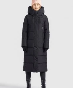 Khujo MANTEL SOULANI - Cappotto Invernale - Schwarz, Donna
