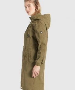 Khujo VOYA - Parka - Khaki, Donna -Offerte khujo Negozio 2ceec290c0c64bbf93ee38e6ea275098