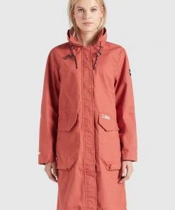 Khujo TIKVA - Parka - Red, Donna