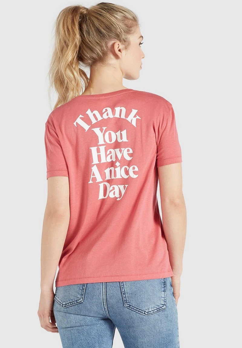 Khujo BANANI THANK YOU - T-shirt Con Stampa - Rosa, Donna 3 Khujo BANANI THANK YOU - T-shirt Con Stampa - Rosa, Donna