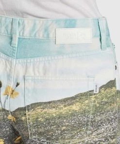 Khujo ANOUK - Shorts Di Jeans - Blau Weiß Gemustert, Donna -Offerte khujo Negozio 30ed0780d5664ff99a12a26264376393