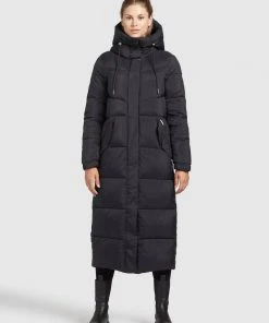 Khujo SHIMANTA - Cappotto Invernale - Schwarz, Donna -Offerte khujo Negozio 31ad731db8344f07b1d7a7732f6f23a9