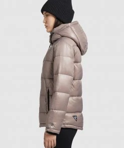 Khujo GERDA SHINY - Cappotto Invernale - Taupe Glänzend, Donna -Offerte khujo Negozio 32795966e1e64d859a930de42c3260ca