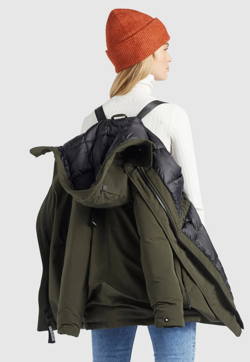 Khujo KANDA - Cappotto Invernale - Dunkeloliv, Donna 8 Khujo KANDA - Cappotto Invernale - Dunkeloliv, Donna - immagine 6