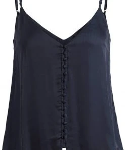 Khujo SUGAR - Camicetta - Dark Blue, Donna -Offerte khujo Negozio 341a53235c3240069faccd9a3057cbec