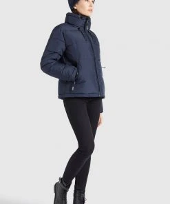 Khujo TUBA - Giacca Invernale - Dunkelblau, Donna -Offerte khujo Negozio 34bbcfbc0c6d43bea7d0e5cc8aa98a03