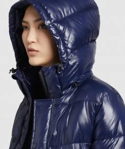 Khujo CORINNA SHINY - Cappotto Invernale - Dunkelblau Glänzend, Donna 16 Khujo CORINNA SHINY - Cappotto Invernale - Dunkelblau Glänzend, Donna -Offerte khujo Negozio 359cbacdf40e4bfba25f0263e36a624b