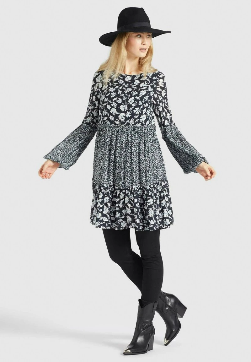 Khujo GRANATA - Vestito Estivo - Schwarz Weiß, Donna 8 Khujo GRANATA - Vestito Estivo - Schwarz Weiß, Donna - immagine 6