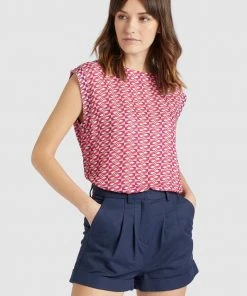 Khujo MALVINA - Camicetta - Red, Donna