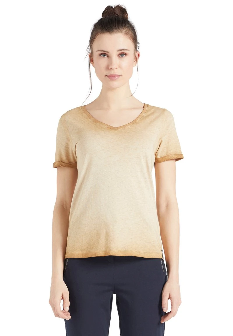 Khujo BARU - T-shirt Basic - Sand, Donna 3 Khujo BARU - T-shirt Basic - Sand, Donna