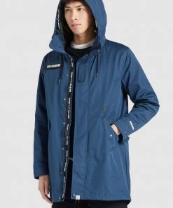 Khujo SPECTER - Parka - Blue Denim, Uomo