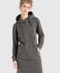 Khujo HALOUMA - Vestito Estivo - Grau Gewaschen, Donna