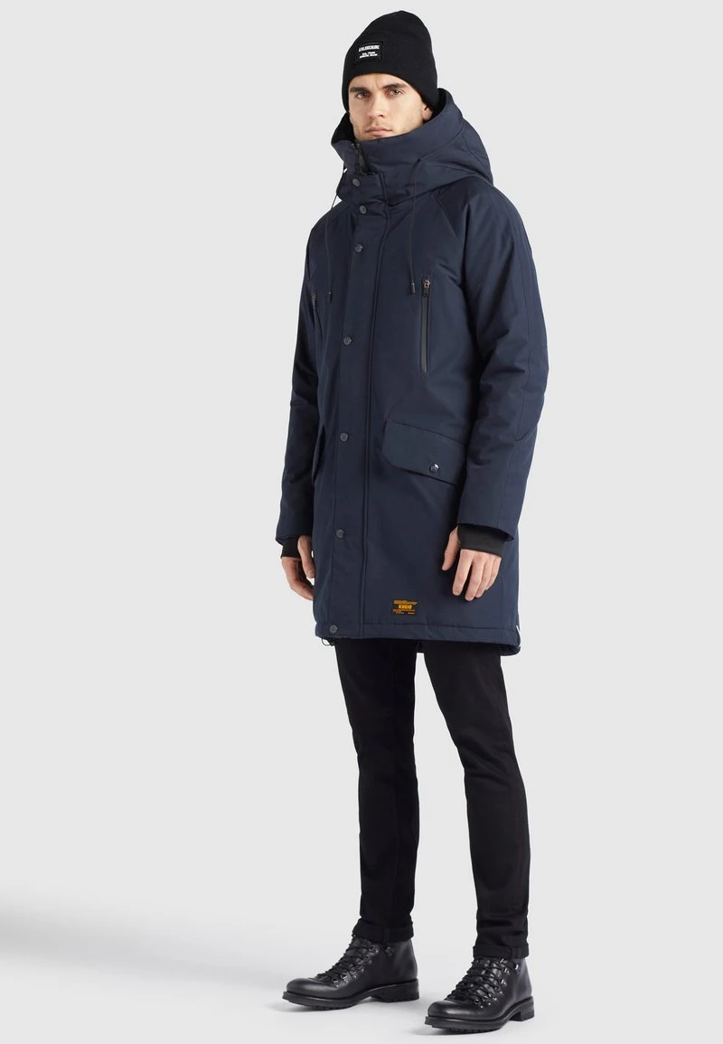 Khujo LUTHER - Cappotto Invernale - Dunkelblau, Uomo 7 Khujo LUTHER - Cappotto Invernale - Dunkelblau, Uomo - immagine 5