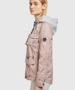 Khujo FLAMES - Giacca Leggera - Blassrosa, Donna -Offerte khujo Negozio 398911297bee425ab1bccabda4f9f927