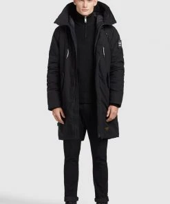 Khujo HAAK - Cappotto Invernale - Schwarz, Uomo -Offerte khujo Negozio 39a65afd5ecb463a836ee60df361df13