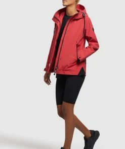 Khujo KAYA - Giacca Outdoor - Rot, Donna -Offerte khujo Negozio 3a020a56d4ec42bbaa8dc0b32021db42