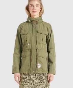 Khujo PAOLA2 - Parka - Oliv, Donna