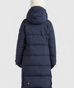 Khujo MANTEL DAKOTA - Cappotto Invernale - Dunkelblau, Donna -Offerte khujo Negozio 3d03dcf1591e427699f0df1a14efa963