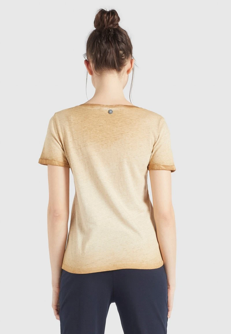 Khujo BARU - T-shirt Basic - Sand, Donna 5 Khujo BARU - T-shirt Basic - Sand, Donna - immagine 3