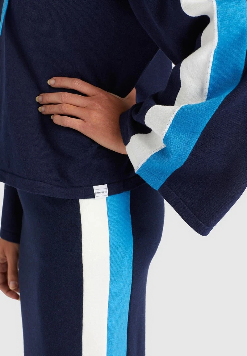 Khujo ZENGINA - Felpa Con Cappuccio - Blue/white, Donna 9 Khujo ZENGINA - Felpa Con Cappuccio - Blue/white, Donna - immagine 7