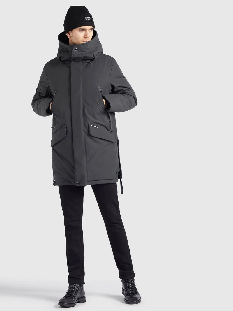 Khujo DANCER - Cappotto Invernale - Dunkelgrau, Uomo 3 Khujo DANCER - Cappotto Invernale - Dunkelgrau, Uomo