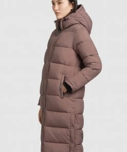 Khujo CORINNA MATT - Cappotto Invernale - Altrosa, Donna -Offerte khujo Negozio 411f4931c7694e7abd75416123b0a6fe