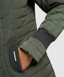 Khujo JERRY PRIME5 LIGHT - Cappotto Invernale - Dunkelgrün, Donna -Offerte khujo Negozio 41c8be98041c49738c253ce950aaa8a8