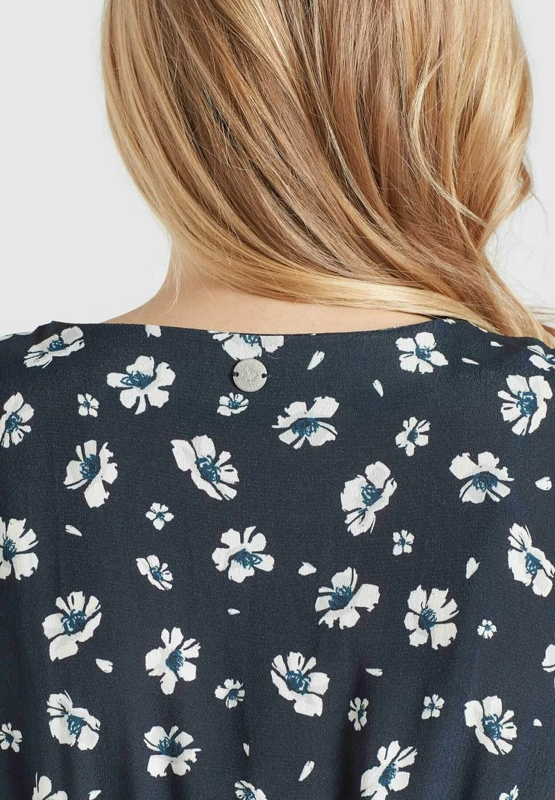 Khujo BORGIA - Tuta Jumpsuit - Blau-weiß Geblümt, Donna 9 Khujo BORGIA - Tuta Jumpsuit - Blau-weiß Geblümt, Donna - immagine 7