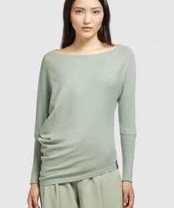 Khujo SHEA - Maglione - Mintgrün, Donna