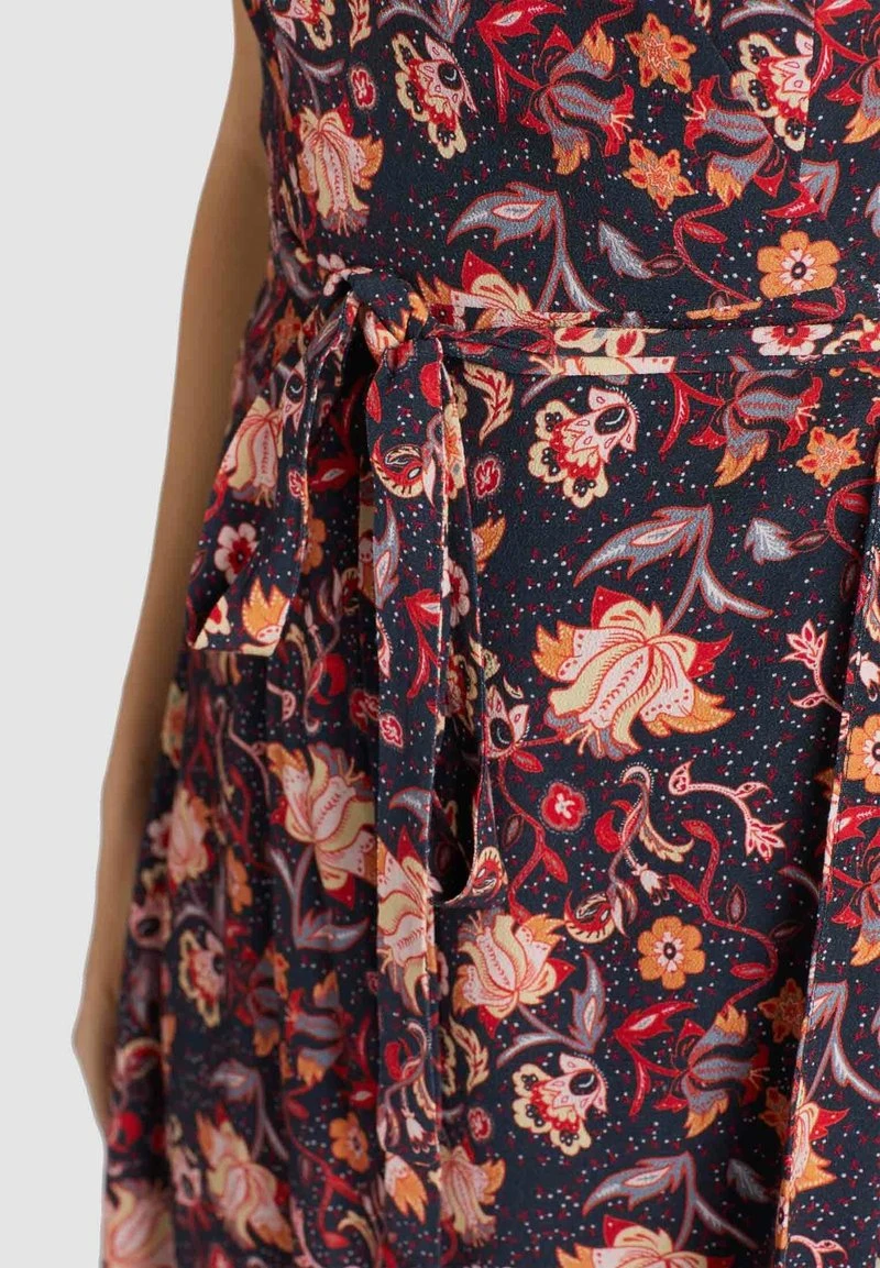 Khujo FROMMET - Vestito Estivo - Orange-rot Gemustert, Donna 9 Khujo FROMMET - Vestito Estivo - Orange-rot Gemustert, Donna - immagine 7