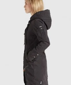 Khujo ZARIA - Parka - Black, Donna -Offerte khujo Negozio 45e092f2c48b4e878c9cd9702086e03b
