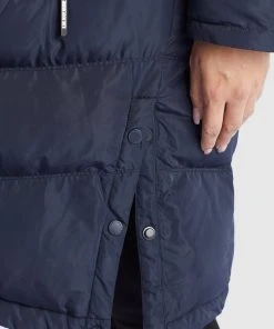 Khujo LUBECK LONG4 - Cappotto Invernale - Blau, Donna -Offerte khujo Negozio 45f1a296ab1b40e8a0f7e46050fcb714