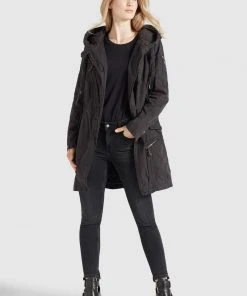 Khujo ZARIA - Parka - Black, Donna -Offerte khujo Negozio 47368ec446254b1dbca06d163df490d0