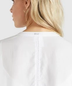 Khujo CREPES - Vestito Estivo - Weiß, Donna -Offerte khujo Negozio 4939bec75a1c46ed8da92035b9b04e8a