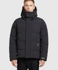 Khujo BARAT - Giacca Invernale - Schwarz, Uomo